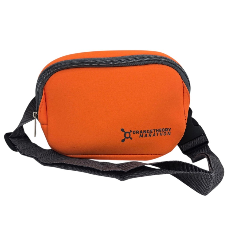 Orangetheory Marathon Belt Bag Neoprene Waist Pack Orange  Gym Accessory NWOT